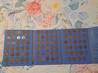 Full Whitman Lincoln Head Cent Coin Collection Book - 1941, 1975