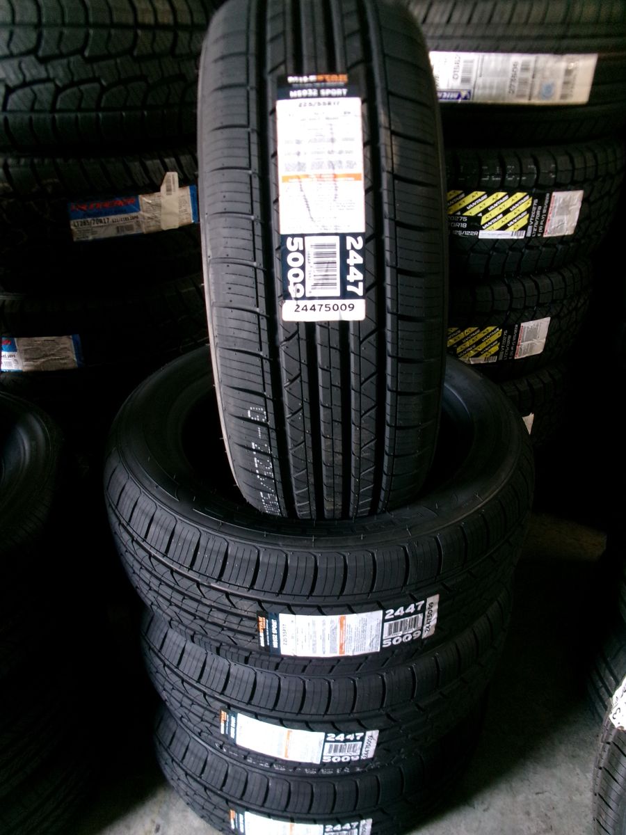 225/55R17 MILESTAR MS932 SPORT SET OF BRAND NEW TIRES