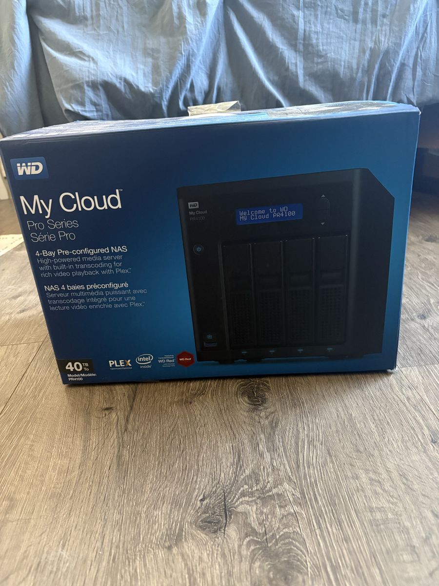 WD My Cloud Pro PR4100 4TB NAS – Open Box, Never Used