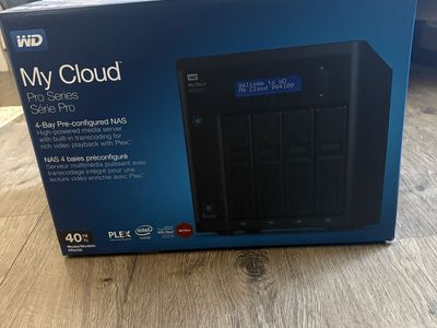 WD My Cloud Pro PR4100 4TB NAS – Open Box, Never Used