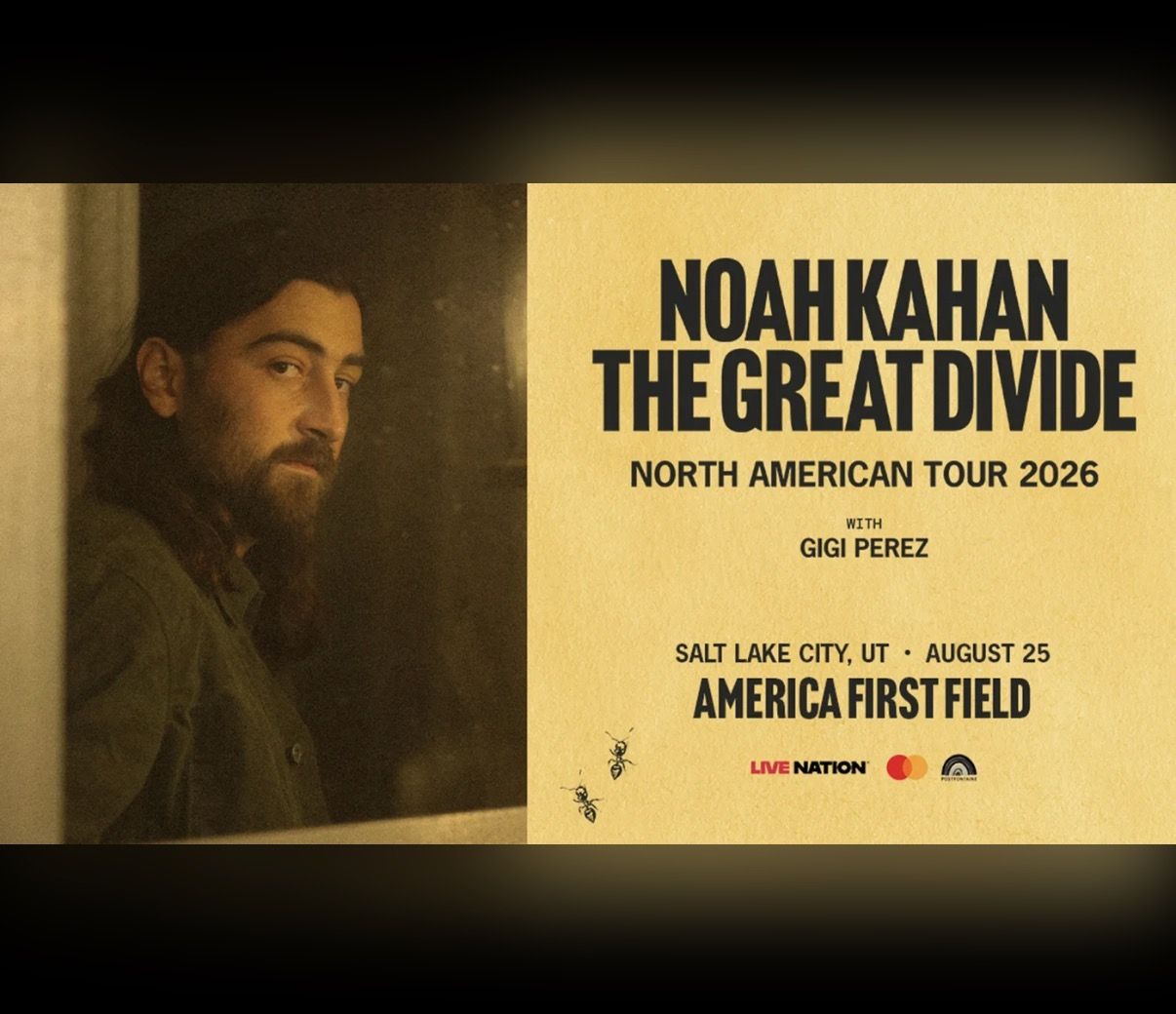 Noah Kahan - 2 Floor Seats!