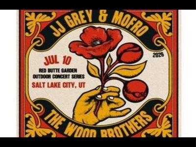 JJ Grey & Mofro with The Wood Brothers Concert Tickets - Red Butte Garden Salt Lake City UT July 10