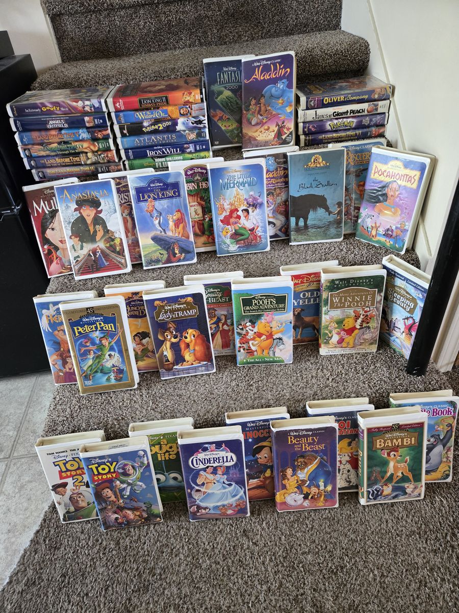 Huge Collection of Disney VHS at Clearance price!