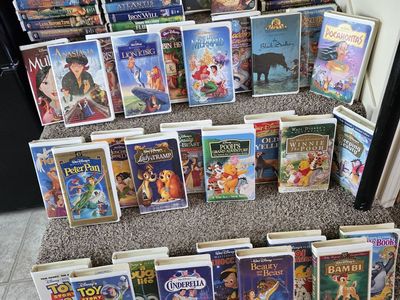 Huge Collection of Disney VHS at Clearance price!