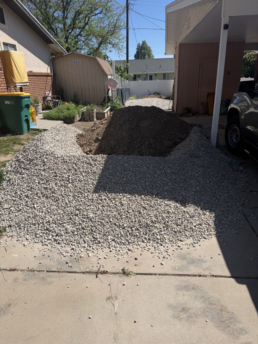 Free 1” gravel and dirt