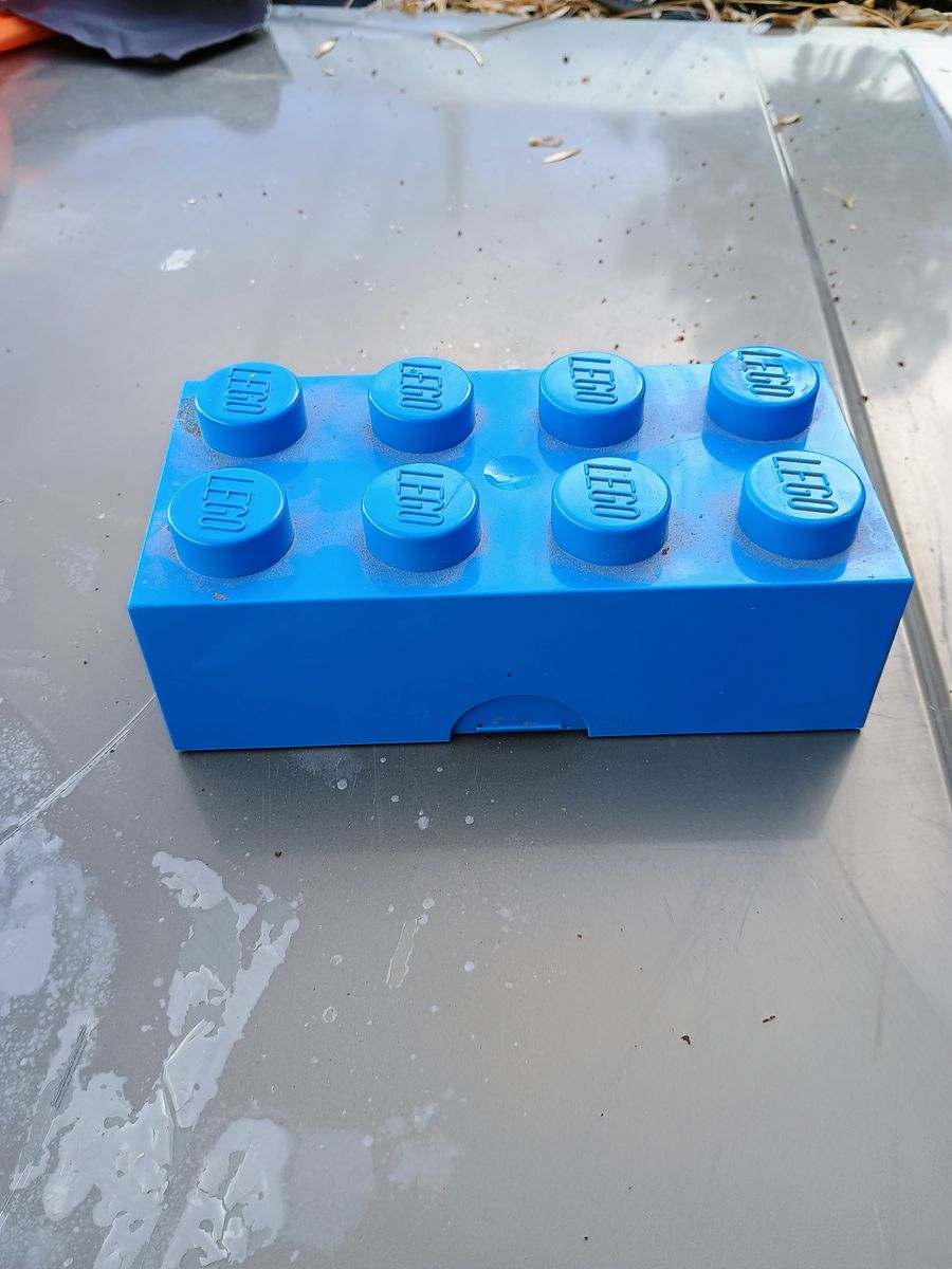 Large Blue LEGO Storage Brick - 8 Studs - Classic Kids Room Organizer