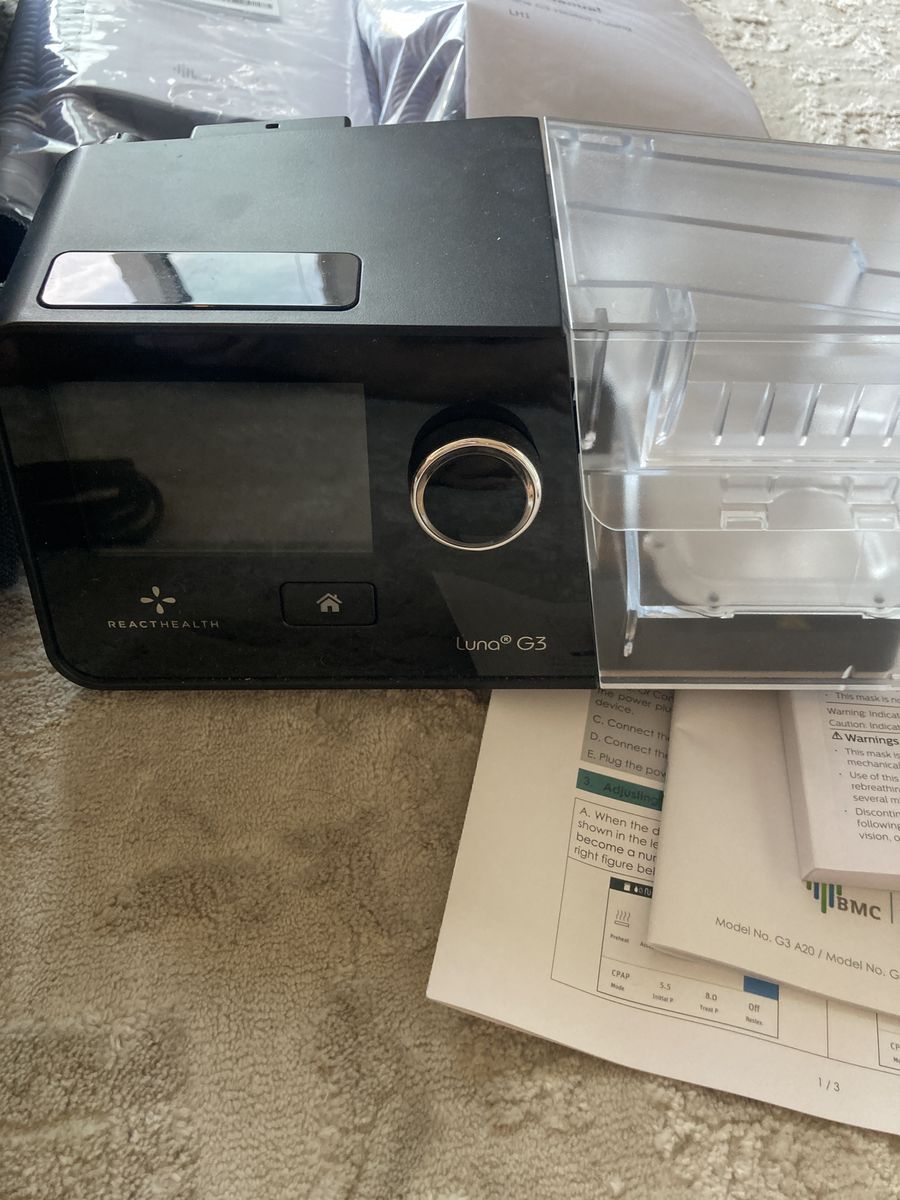 CPAP - Luna G3 APAP + silicone pillows mask