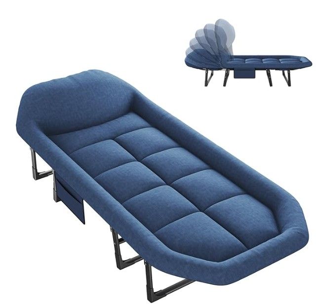 NEW Summer Outdoor Bundle: Heavy-Duty 2-Tier Wagon + Adjustable Camp Cot / Lounge Chair