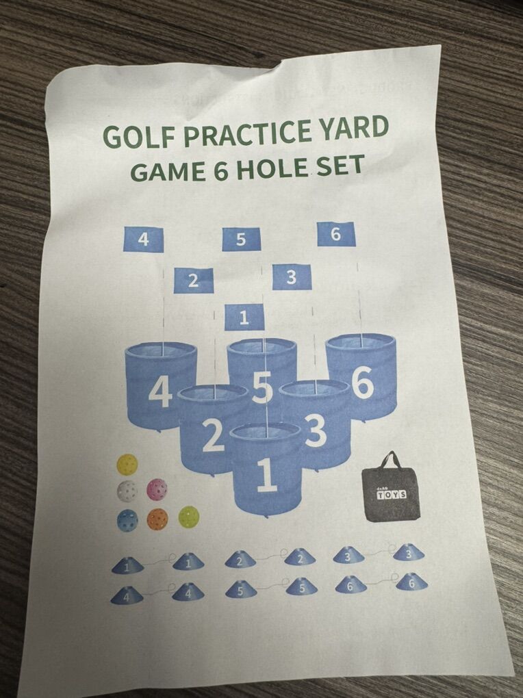 Indoor Outdoor Golf Game Set