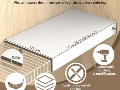 White Faux Wood Wire Shelf Covers - Lightweight Composite Pantry Shelf Cover Set