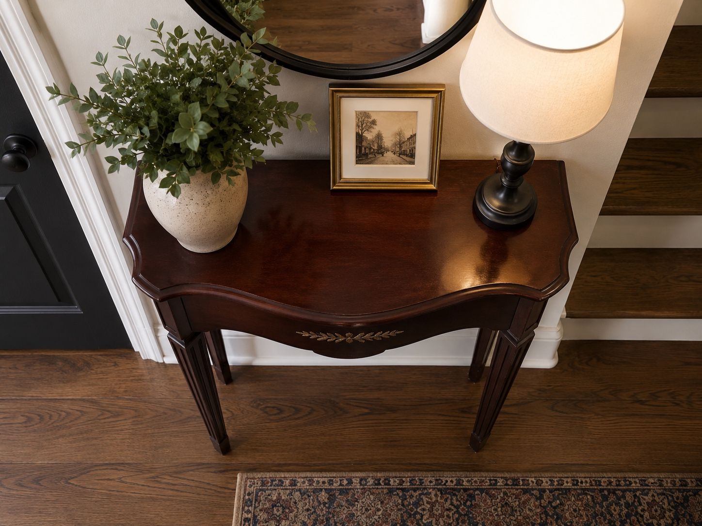 Bombay Company Demi-Lune Console Tabletop