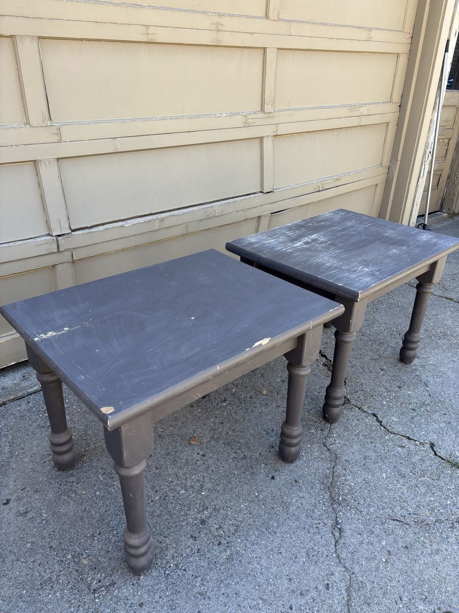 End tables, kids tables, night stands, etc