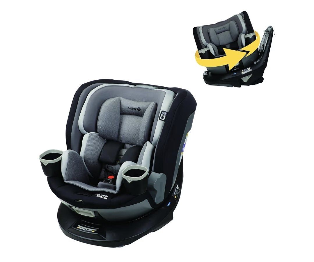 🩵CLEAN! 2033 Safety 1st Turn and Go 360  Rotating All-in-One Convertible Car Seat Swivel