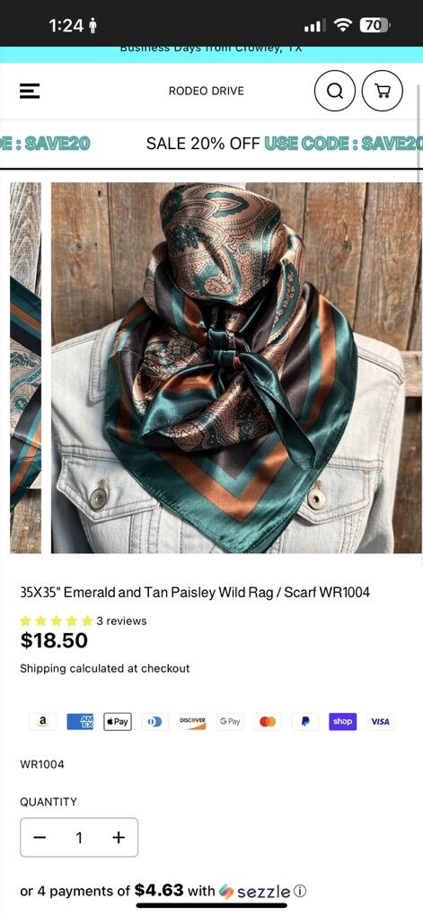 Rodeo Drive Wild Rags