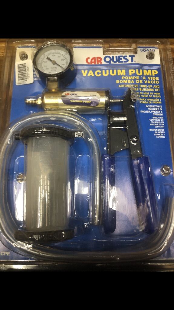 CarQuest  Vacuum Pump Brake Bleeding Kit