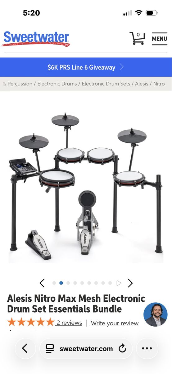Quiet Pad drum set !