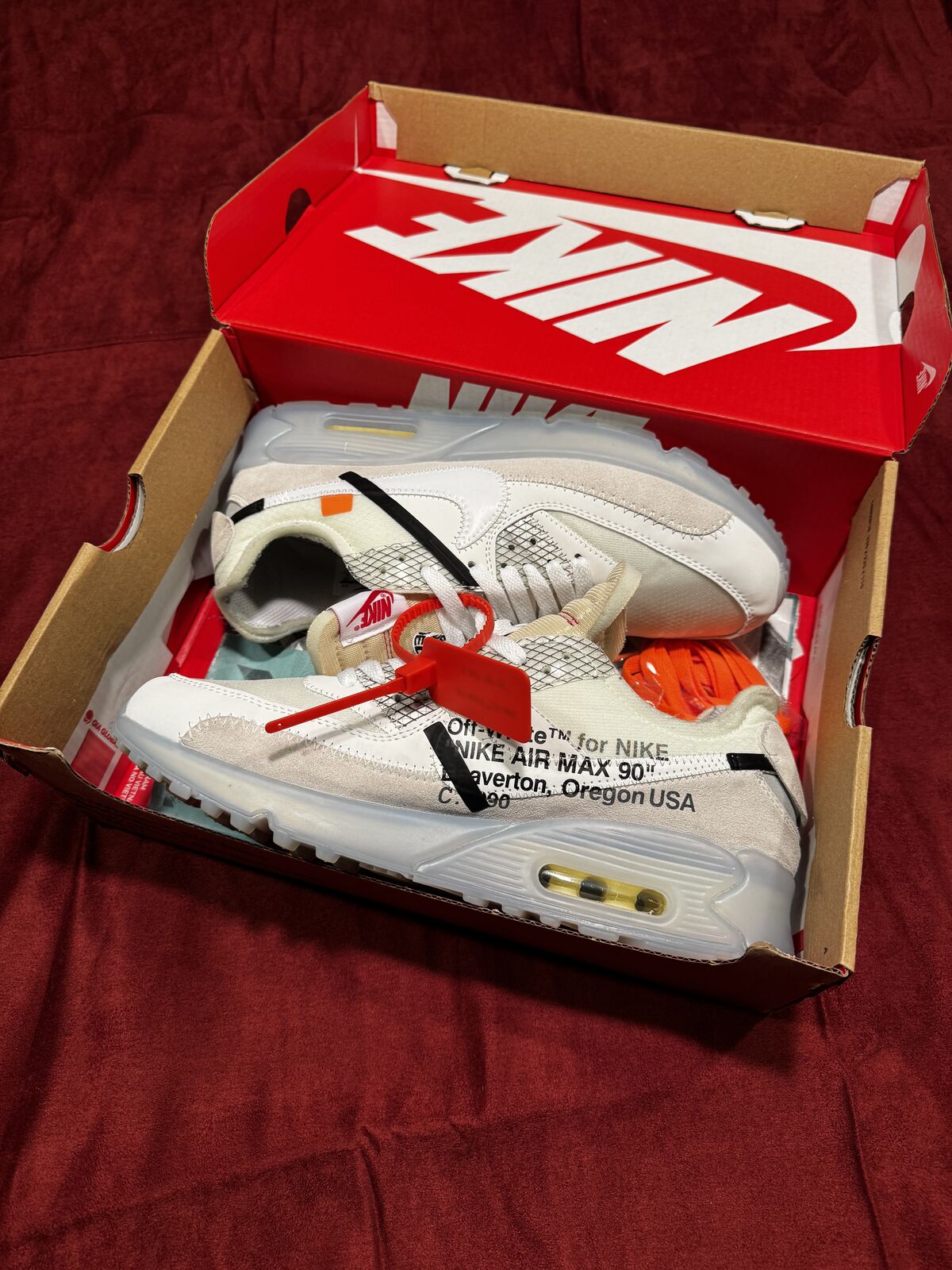 Nike Air Max 90 x Off-White The Ten 2017 Size 12