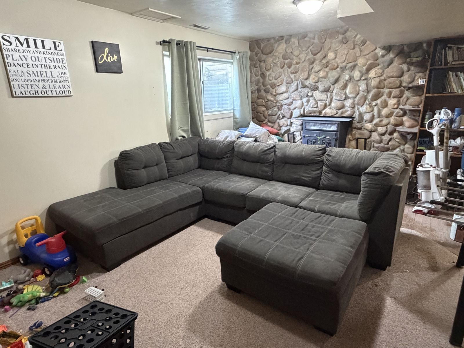 L shaped couch