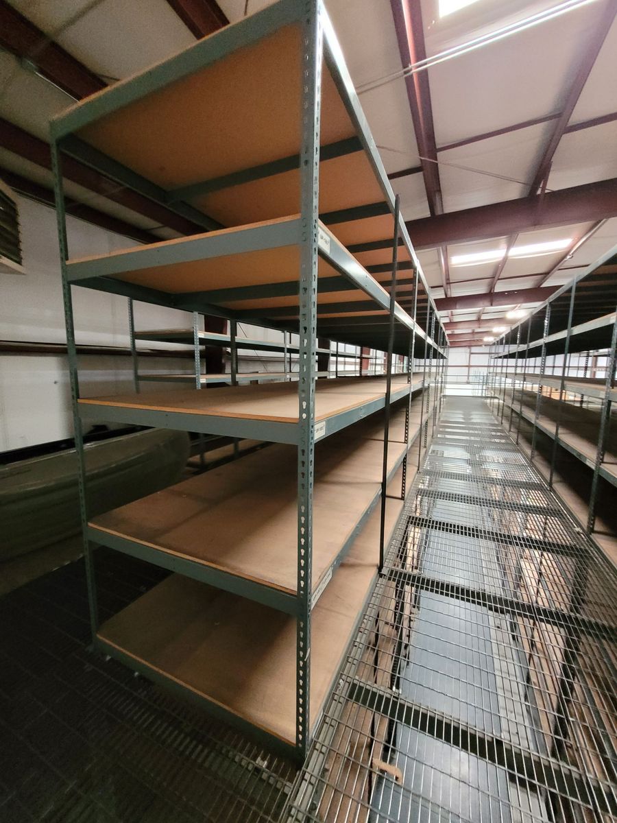 INDUSTRIAL MEZZANINE WITH SHELVING SYSTEM | APPROX. 5,700 SQ. FT.