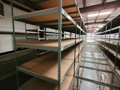 INDUSTRIAL MEZZANINE WITH SHELVING SYSTEM | APPROX. 5,700 SQ. FT.