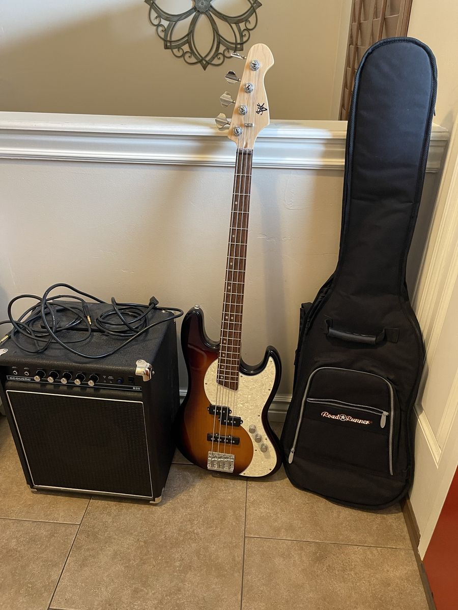 Beginner Bass Guitar and Amp