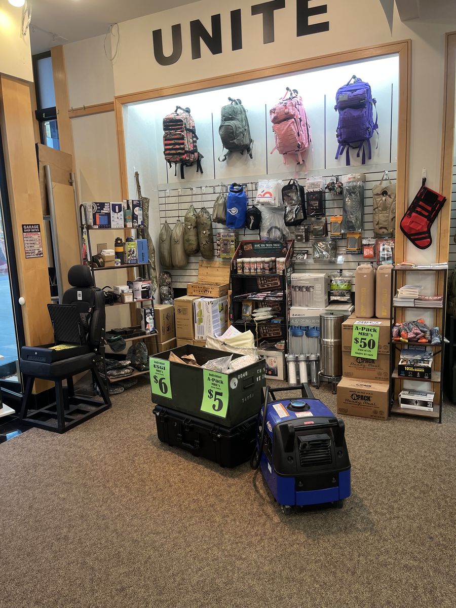 NEW SALES! CAMPING, OUTDOORS & SURVIVAL GEAR SALE! "UNITE" @ SOUTH TOWN MALL!