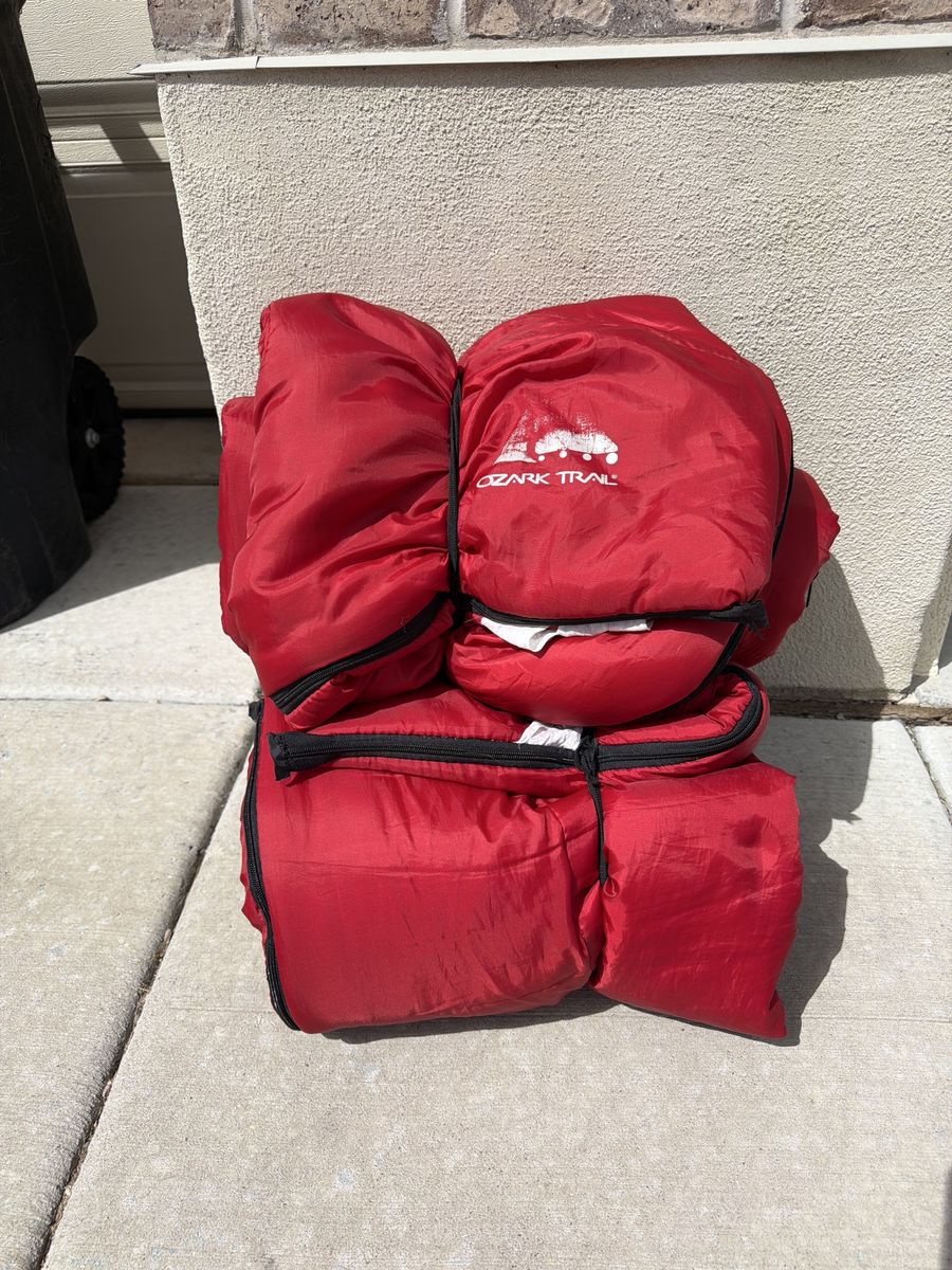 Ozark Trail Red Sleeping Bags (Set of 2)
