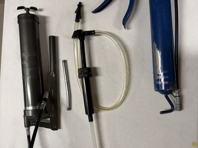 Grease guns and gear lube pump