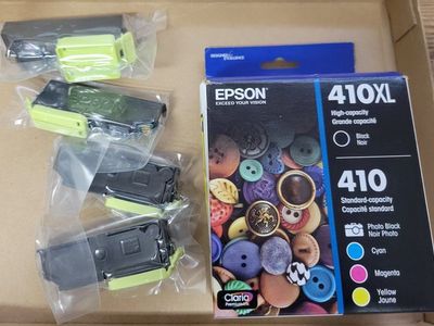 Epson 410XL Ink Cartridges Set with Retail Box