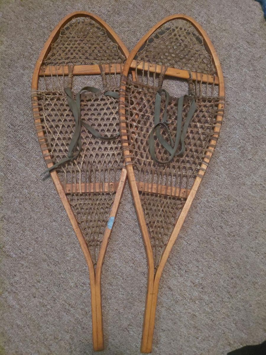 Snow Shoes Antique Nice Wall Hanger or Could Be Used $80.00 Cash only text 385-414-9627