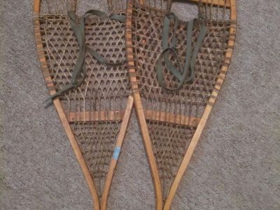 Snow Shoes Antique Nice Wall Hanger or Could Be Used $80.00 Cash only text 385-414-9627