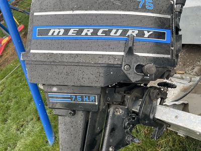 Mercury 7.5 hp 2 stroke