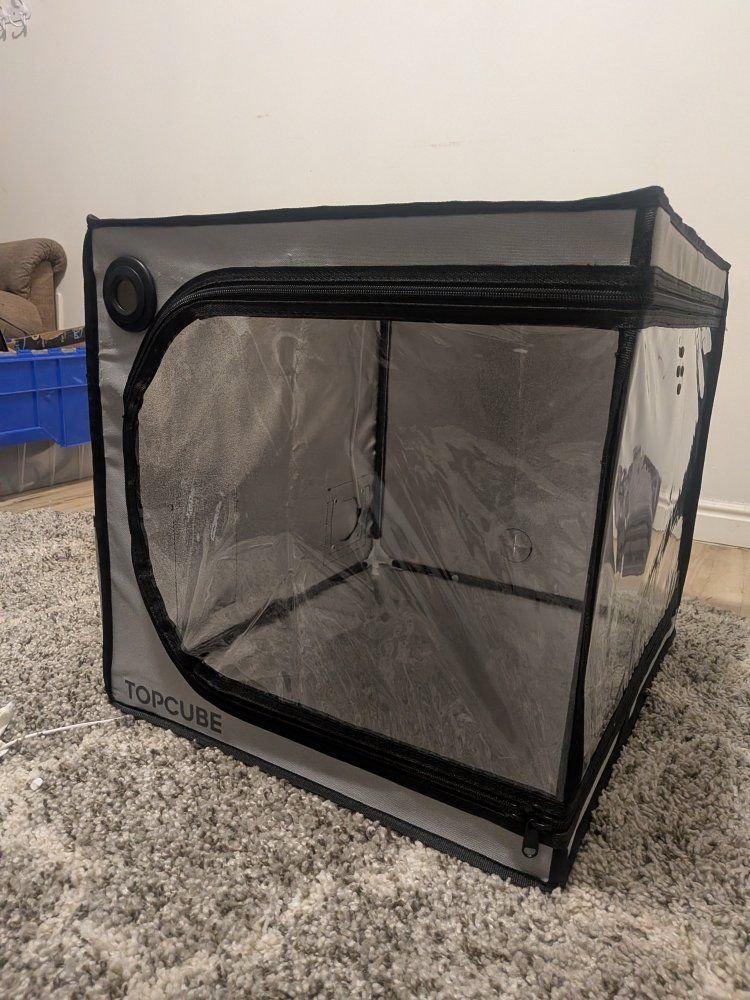 TOPCUBE Portable 3d printer enclosure led lighting