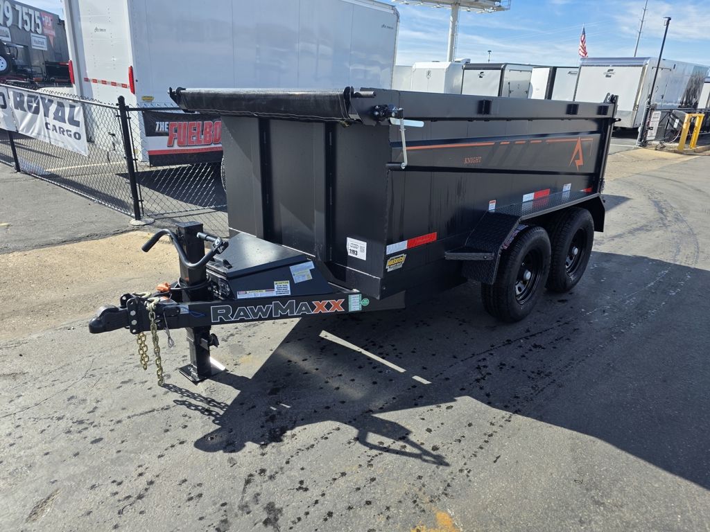 2026 RawMaxx 5X10 SDX KNIGHT Dump Trailer