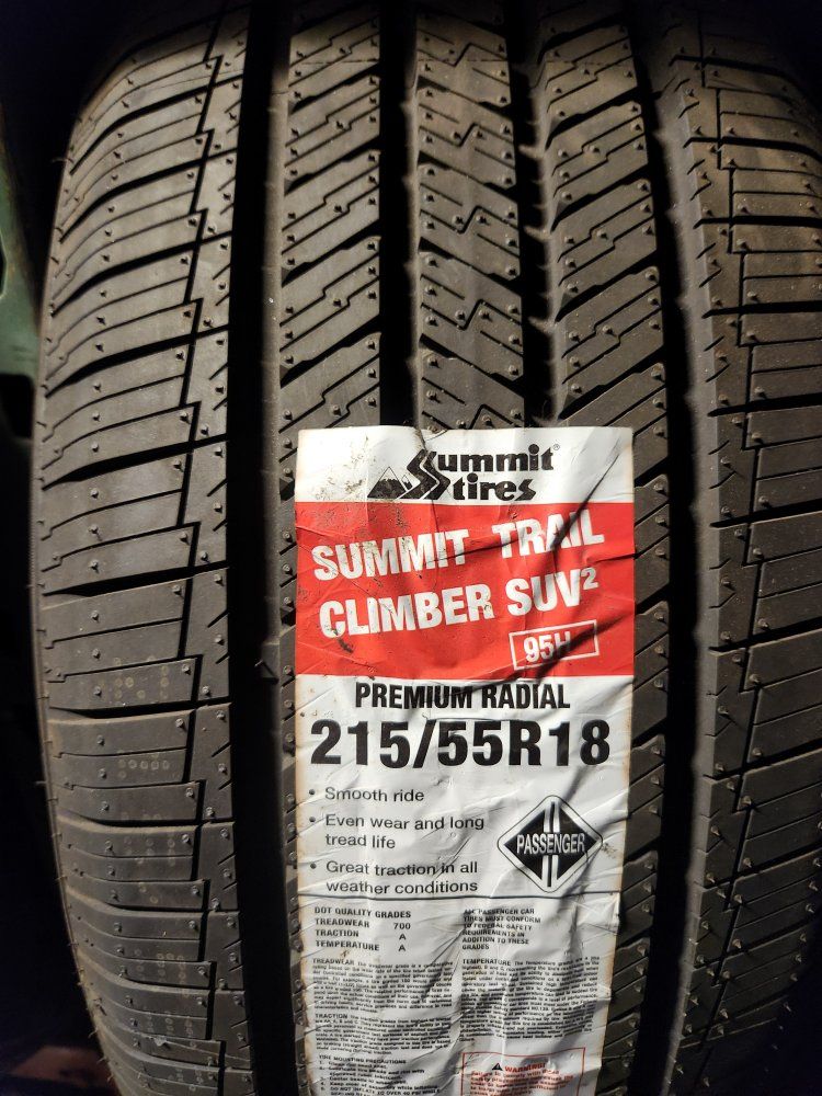 215/55r18 summit trail climber suv 