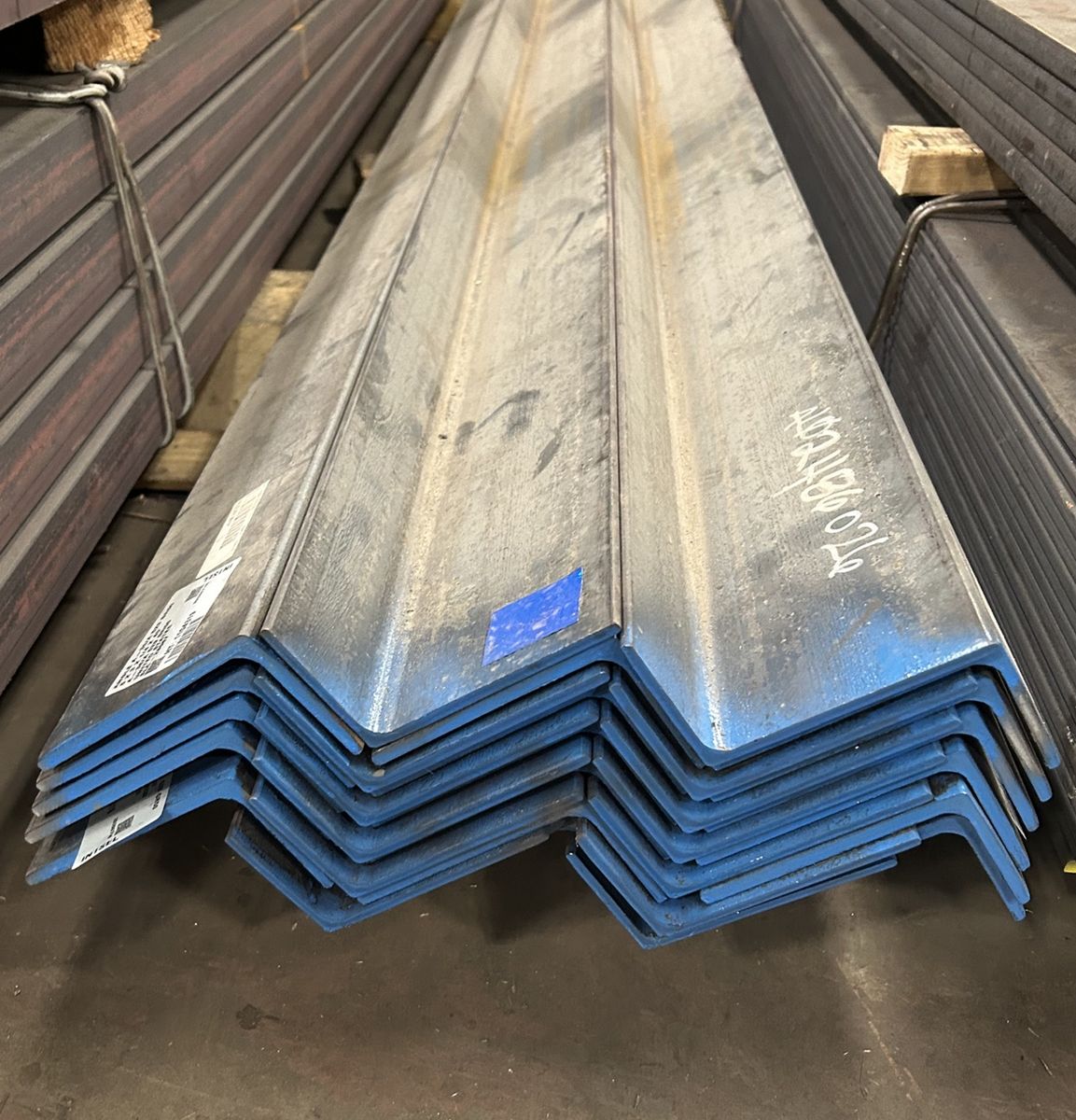 Odd Length Deal - New Steel Angle 5" × 3" × 1/4" × 16'1 - $89.95 Each