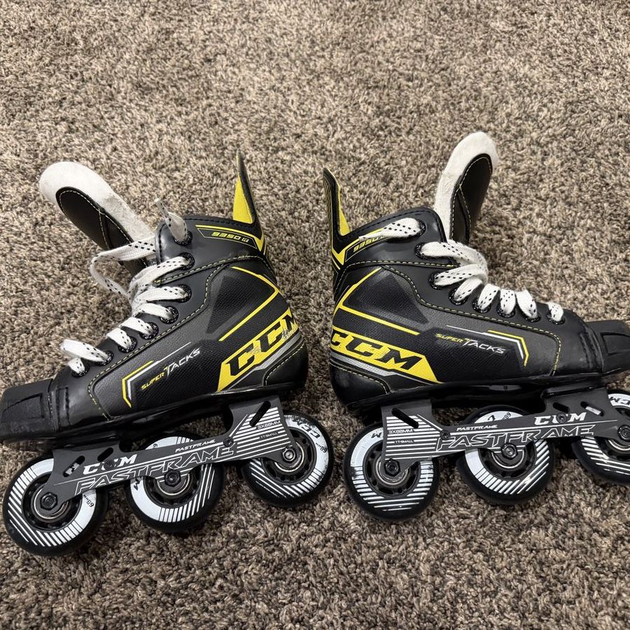 CCM tracks inline roller hockey skates kids size 13