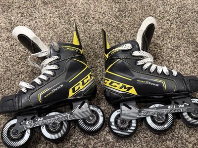 CCM tracks inline roller hockey skates kids size 13