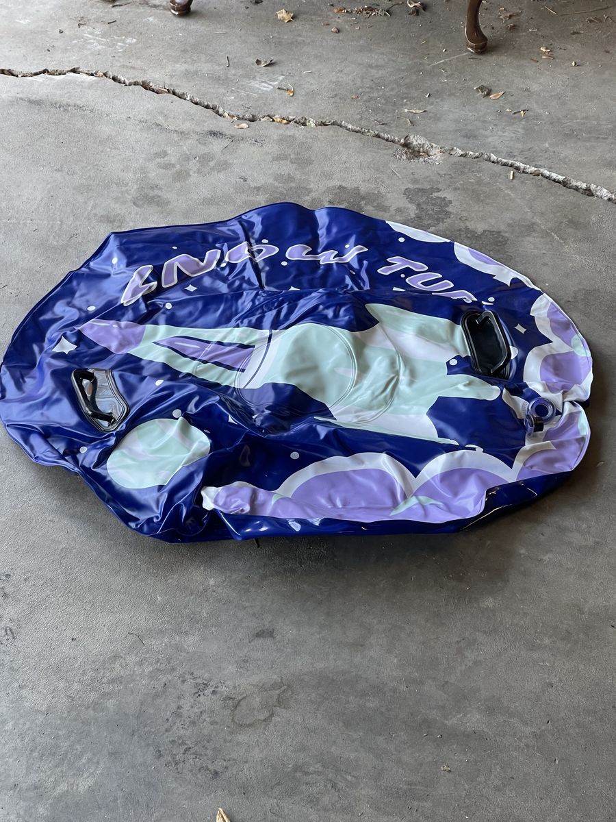 Pair of Heavy Duty Snow Tubes - Space/Galaxy Print