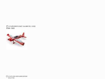 New and Used RC Airplanes