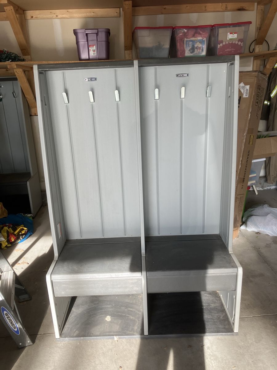 Lifetime storage locker cubby