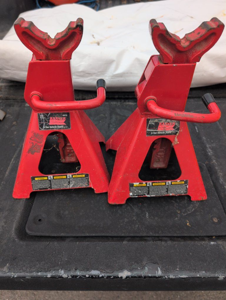 BANNER 3-Ton Vehicle Jack Stands (Pair) - Used Automotive Support