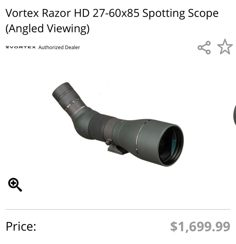 Vortex Razor HD Gen 2- 27-60x85 mm