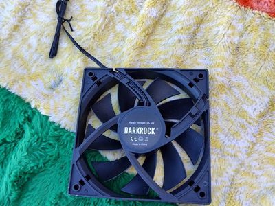 DARKROCK DC 12V Cooling Fan - Black
