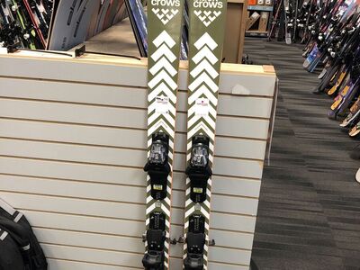 Black Crows Sato 167cm Skis w/ SALOMON M12 GW SYS Demo Binding - Lightly Used