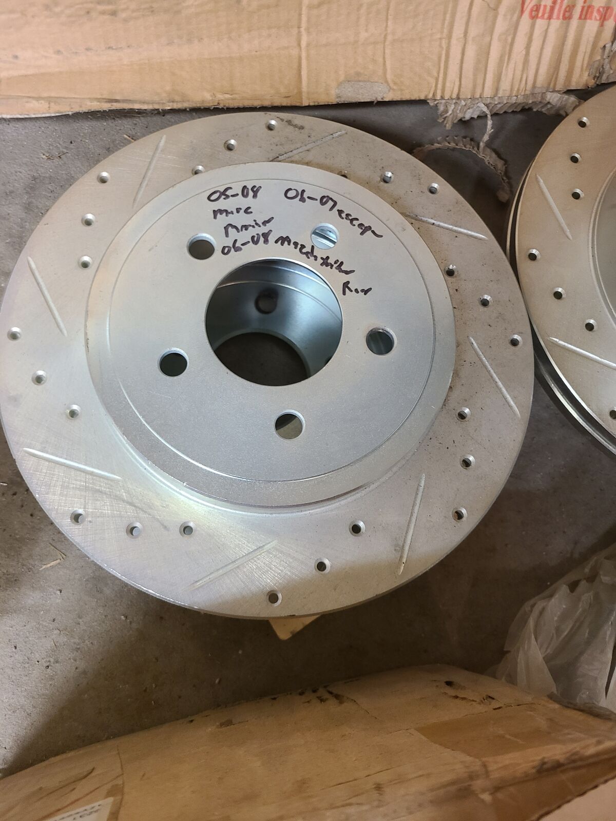 New front rotors
