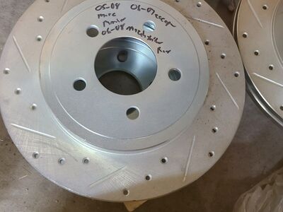 New front rotors