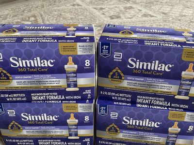 Similac 360 total care gentle comfort formula lot of 4 boxes