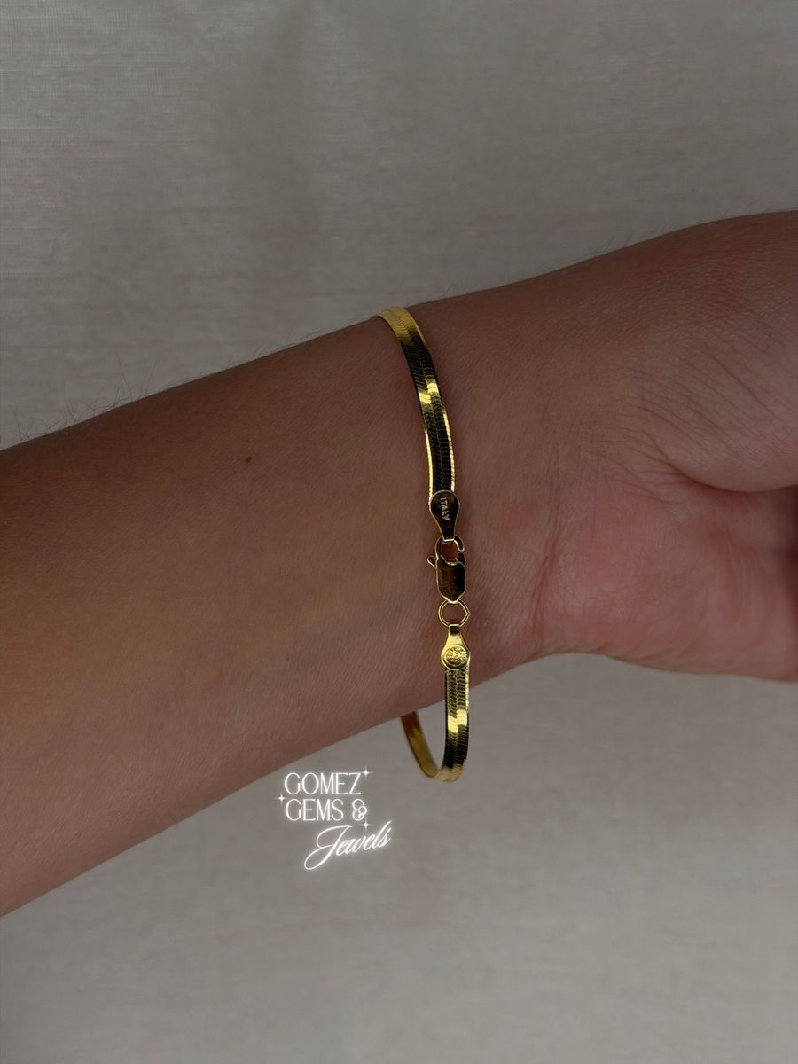 Sterling Silver Gold Plated Bracelet 
