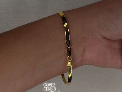 Sterling Silver Gold Plated Bracelet